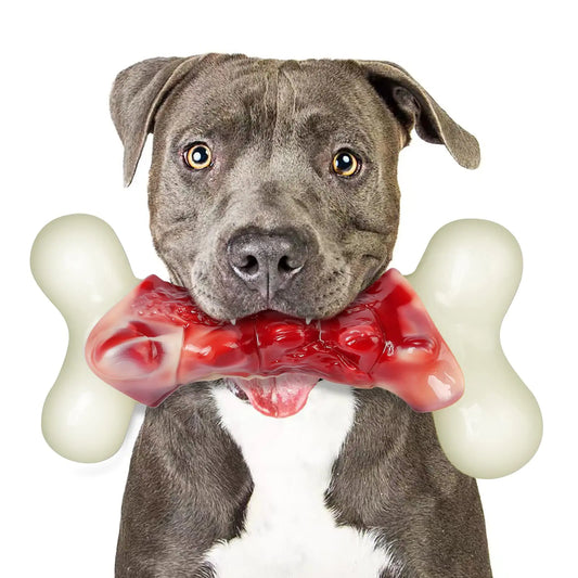 Dog Toys for Aggressive Chewers Dog Toys for Large Dogs Indestructible Dog Toy Dog Chew Toys for Medium/Large Breed Dogs Best Dog Toys to Keep Them Busy Real Bacon Flavored