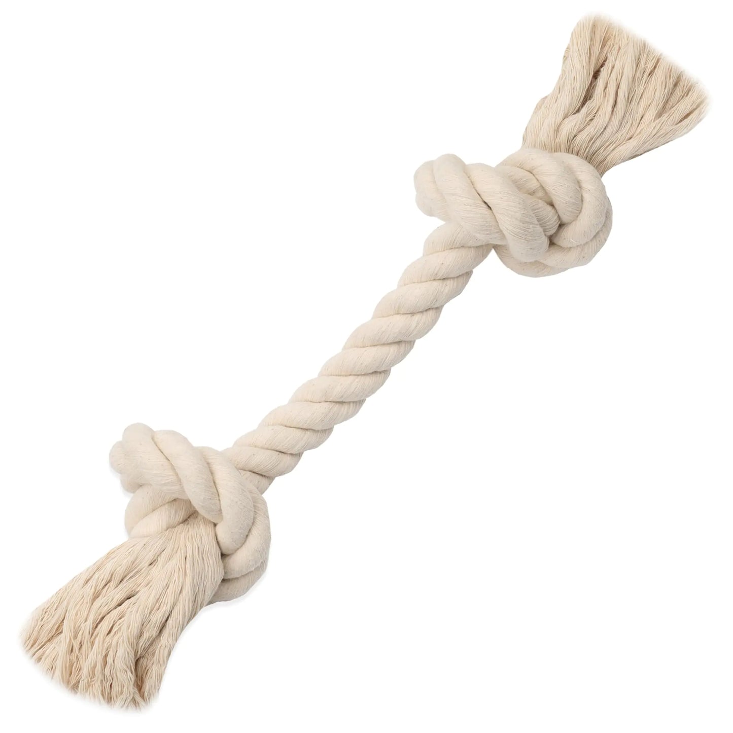 Barida Pet Supplies 100% Natural Cotton Rope Dog Toys Premium White Cotton Dog Chew Toys Puppy Chew Toys for Teething Puppy Toys Small Dogs Medium Dog Toys -Tough Dog Rope Toys